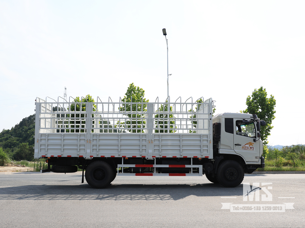 Dongfeng 21 Ton Flat Semi Cab Box-Type Transport CaogoTruck (210 HP) | รถบรรทุกส่งออกพิเศษ 