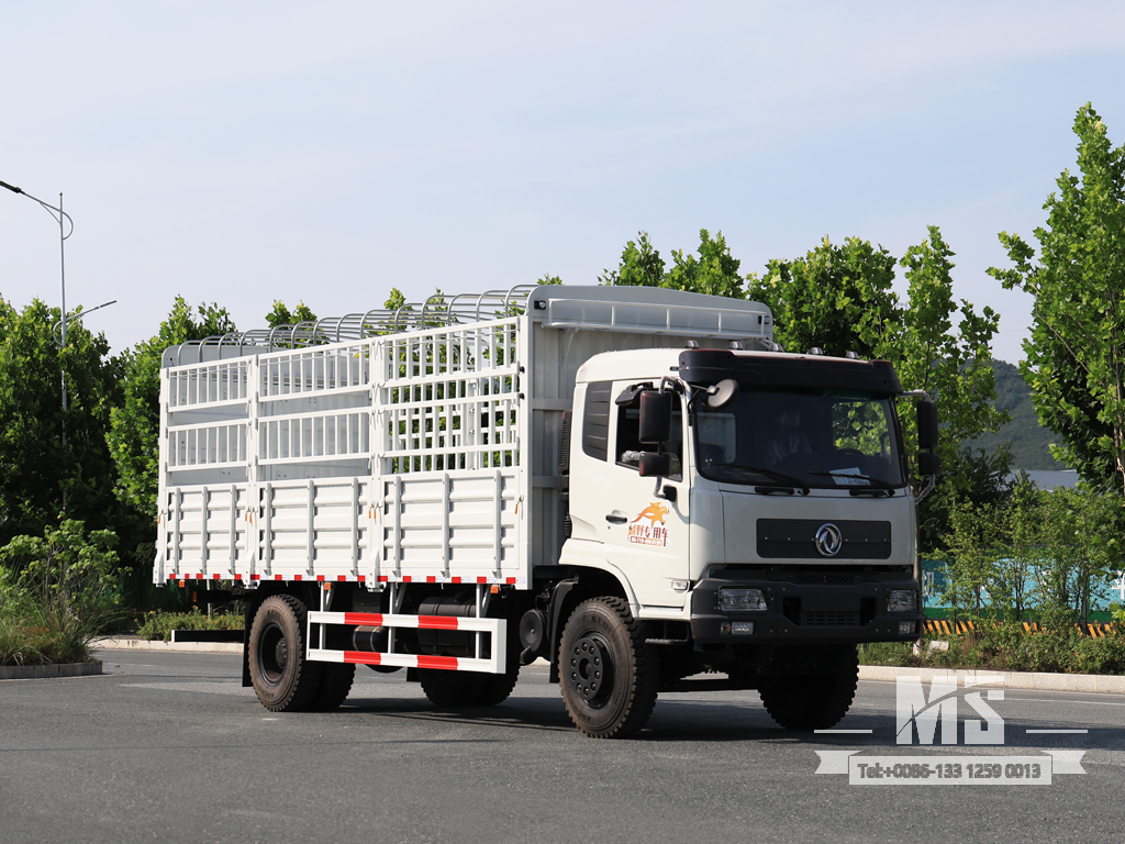 Dongfeng 21 Ton Flat Semi Cab Box-Type Transport CaogoTruck (210 HP) | รถบรรทุกส่งออกพิเศษ 