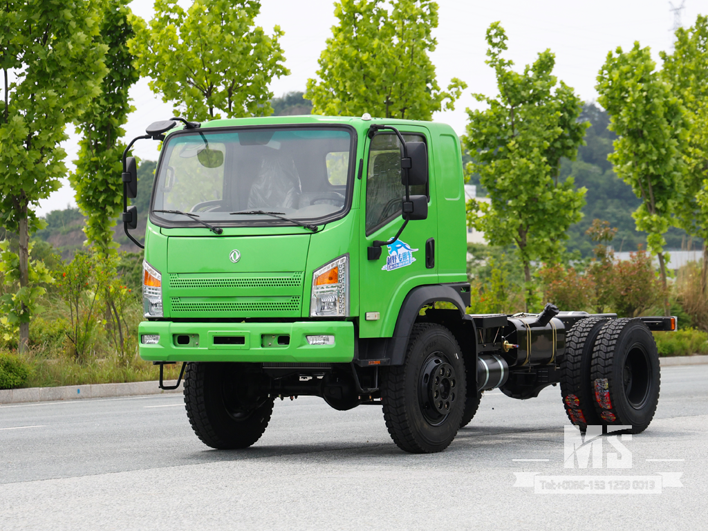 Dongfeng 4 × 4 Chassis_4 * 4 170hp รถบรรทุกหัวแบนแชสซีขับเคลื่อนสี่ล้อสำหรับขาย _ แชสซีรถบรรทุกส่งออกพิเศษ 