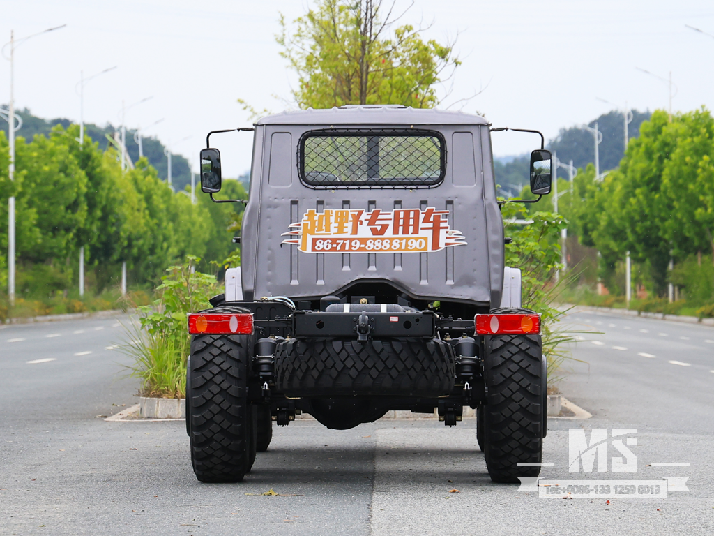 Dongfeng 6 × 6 EQ2100 Chassis_6 × 6 รถบรรทุกออฟโรดพร้อมแชสซี Cab กระจกหน้ารถคู่บานหน้าต่างสำหรับขาย _ แชสซีส่งออกพิเศษ 