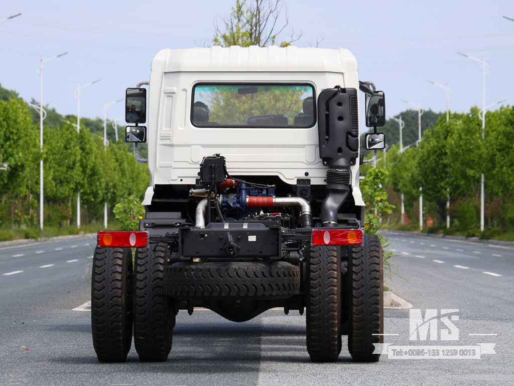Dongfeng 4 × 2 Chassis_4 * 2 210hp รุ่นขยายแชสซีจมูกแบนสำหรับขาย _ แชสซีรถบรรทุกส่งออกพิเศษ 