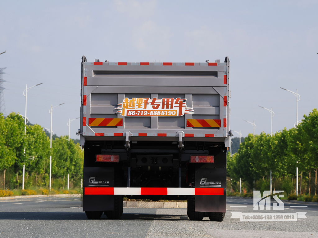 Dongfeng 18 Ton Flathead Half Row Dump Truck (270 แรงม้า) | ยานพาหนะวัตถุประสงค์พิเศษเพื่อการส่งออก