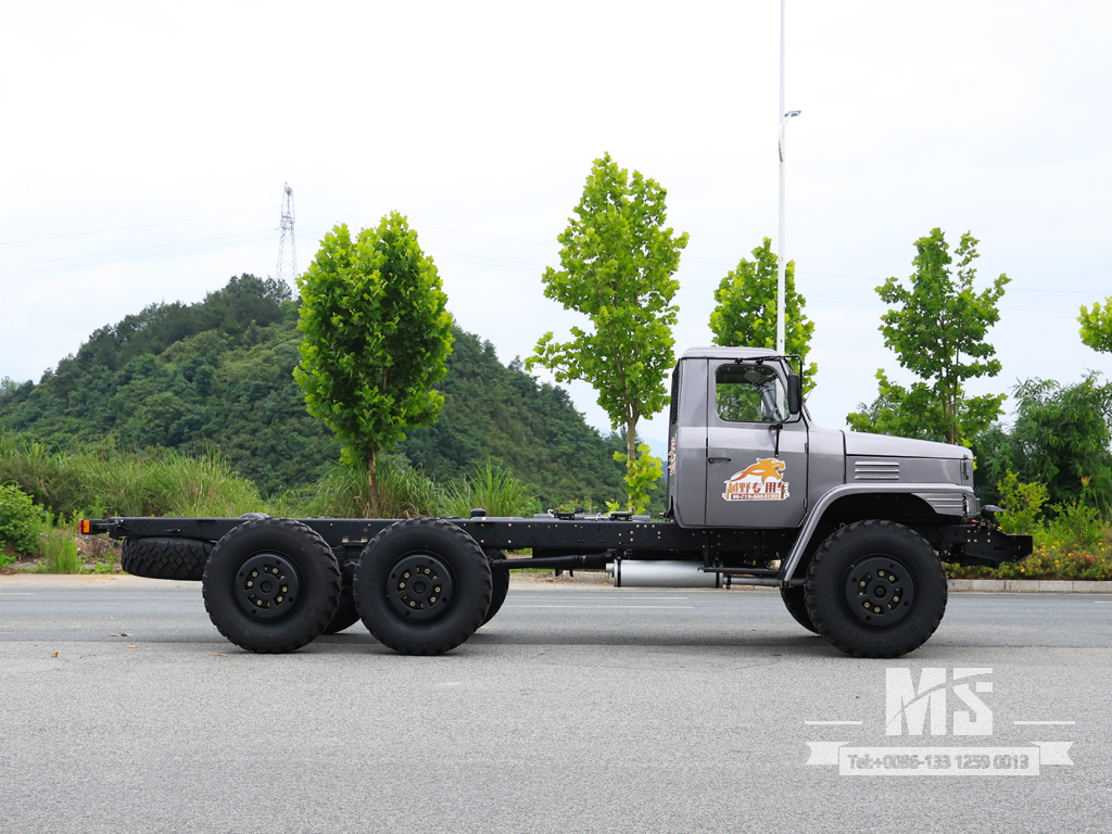 Dongfeng 6 × 6 EQ2100 Chassis_6 × 6 รถบรรทุกออฟโรดพร้อมแชสซี Cab กระจกหน้ารถคู่บานหน้าต่างสำหรับขาย _ แชสซีส่งออกพิเศษ 