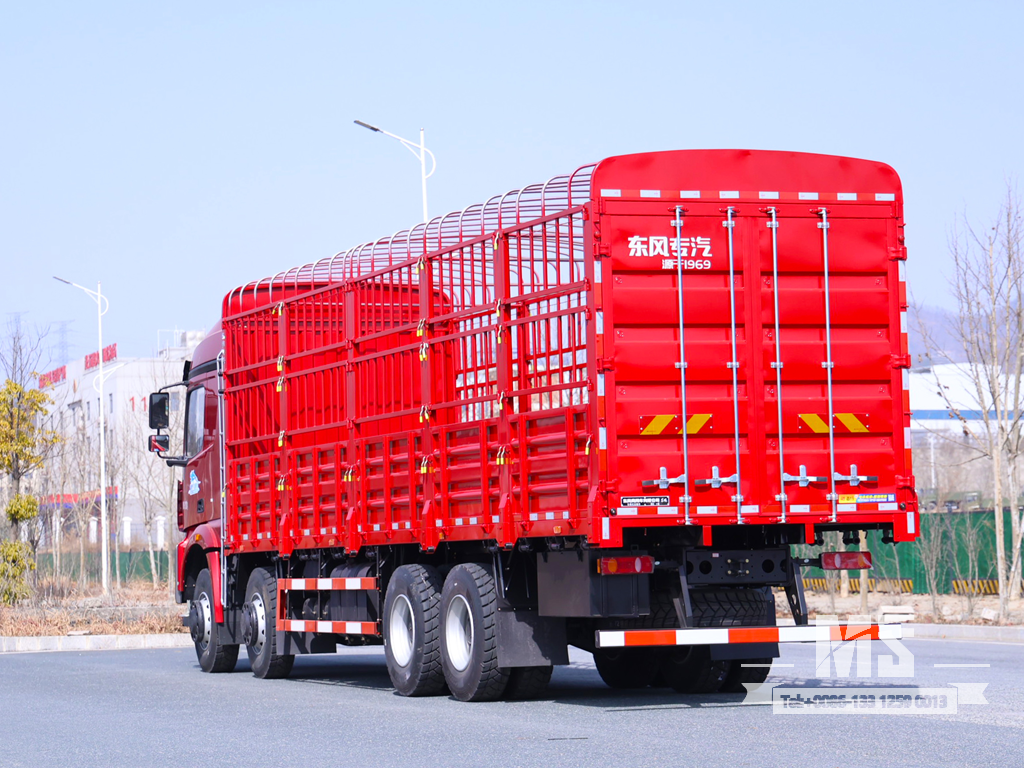 Dongfeng 31 Ton Flat-nose Extended Cab Stake Body Cargo Truck (500 HP) | รถบรรทุกส่งออกพิเศษ 
