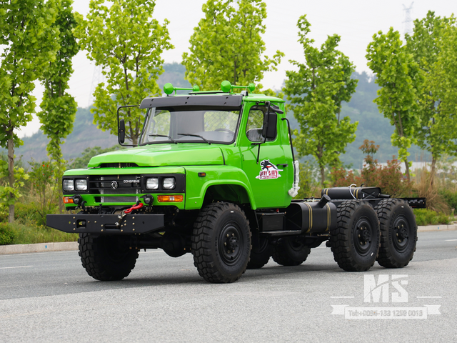 Dongfeng 6×6 EQ2082 Chassis_6*6 170hp Pointed Head Truck แชสซีขับเคลื่อนหกล้อสำหรับขาย _ แชสซีรถบรรทุกส่งออกพิเศษ 