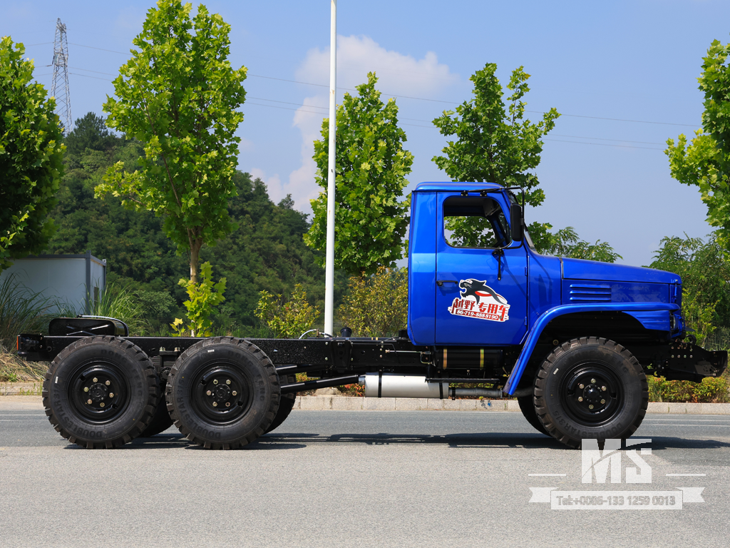 Dongfeng 6 × 6 EQ2082 Chassis_6 * 6 170HP รถบรรทุกธรรมดาหกล้อแชสซีสำหรับขาย _ แชสซีส่งออกพิเศษ 