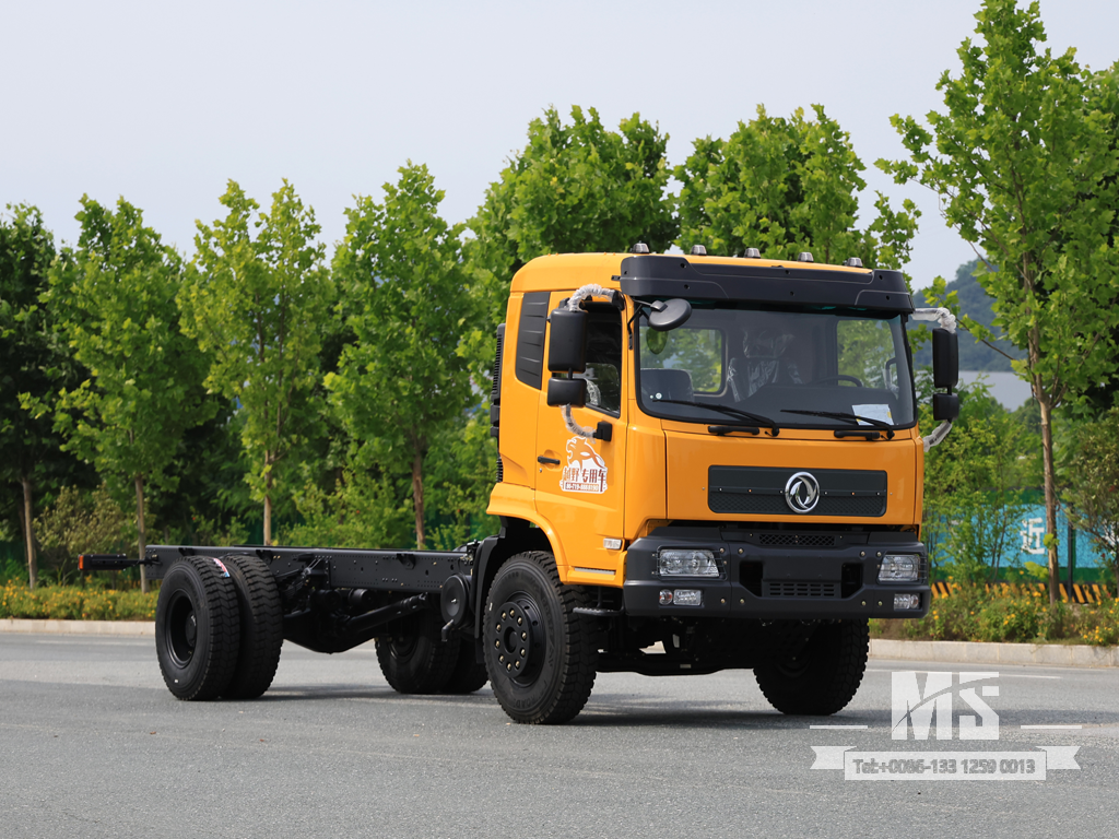 Dongfeng 4 × 4 Flathead Truck Chassis_4 * 4 260hp Flat Head Truck แชสซีขับเคลื่อนสี่ล้อสำหรับขาย _ แชสซีรถบรรทุกส่งออกพิเศษ 