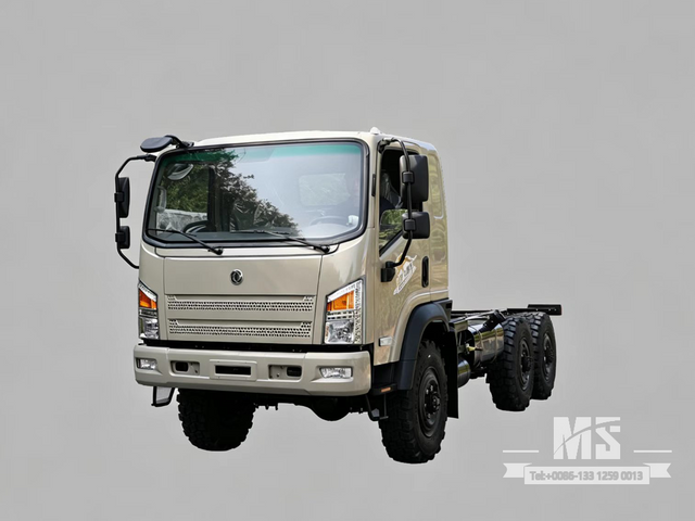 Dongfeng 6 × 6 EQ2082 Chassis_6 * 6 190hp รถบรรทุกหัวแบนแชสซีขับเคลื่อนหกล้อสำหรับขาย _ แชสซีรถบรรทุกส่งออกพิเศษ 