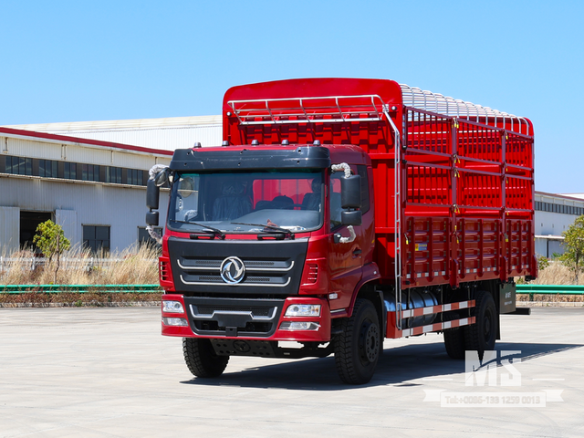 รถบรรทุก Dongfeng 18 ตัน 4x2 พร้อมประตูท้ายไฮดรอลิก | รถบรรทุกสเตคจีนพร้อมลิฟท์ท้ายไฮดรอลิก