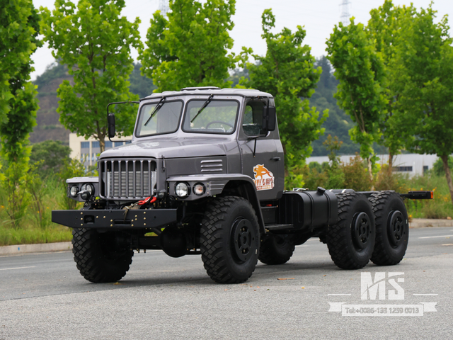 Dongfeng 6 × 6 EQ2100 Chassis_6 × 6 รถบรรทุกออฟโรดพร้อมแชสซี Cab กระจกหน้ารถคู่บานหน้าต่างสำหรับขาย _ แชสซีส่งออกพิเศษ 