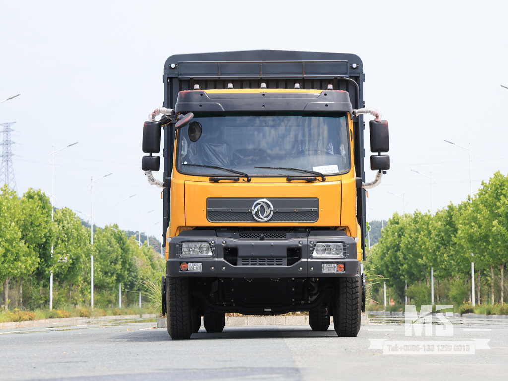 Dongfeng 19 Ton Flat Semi Cab Box-Type รถดัมพ์ (260 HP) | รถบรรทุกส่งออกพิเศษ 
