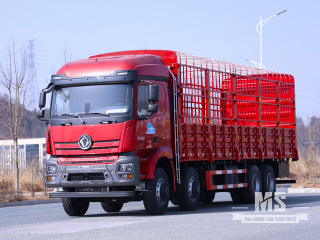 Dongfeng 31 Ton Flat-nose Extended Cab Stake Body Cargo Truck (500 HP) | รถบรรทุกส่งออกพิเศษ 