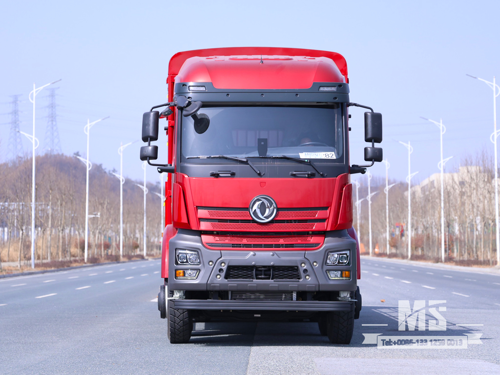 Dongfeng 31 Ton Flat-nose Extended Cab Stake Body Cargo Truck (500 HP) | รถบรรทุกส่งออกพิเศษ 