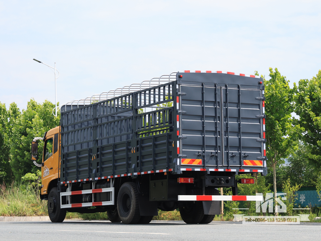 Dongfeng 19 Ton Flat Semi Cab Box-Type รถดัมพ์ (260 HP) | รถบรรทุกส่งออกพิเศษ 