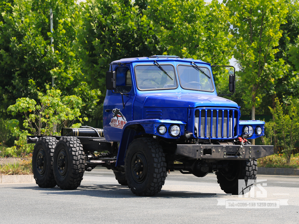 Dongfeng 6 × 6 EQ2082 Chassis_6 * 6 170HP รถบรรทุกธรรมดาหกล้อแชสซีสำหรับขาย _ แชสซีส่งออกพิเศษ 