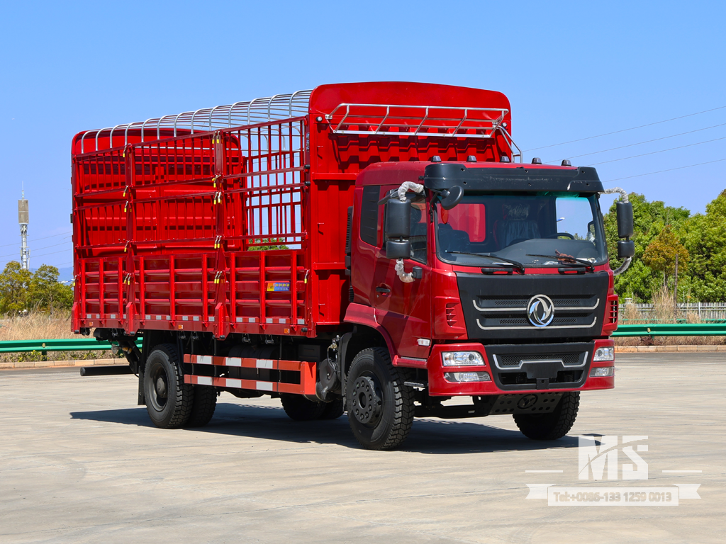 รถบรรทุก Dongfeng 18 ตัน 4x2 พร้อมประตูท้ายไฮดรอลิก | รถบรรทุกสเตคจีนพร้อมลิฟท์ท้ายไฮดรอลิก