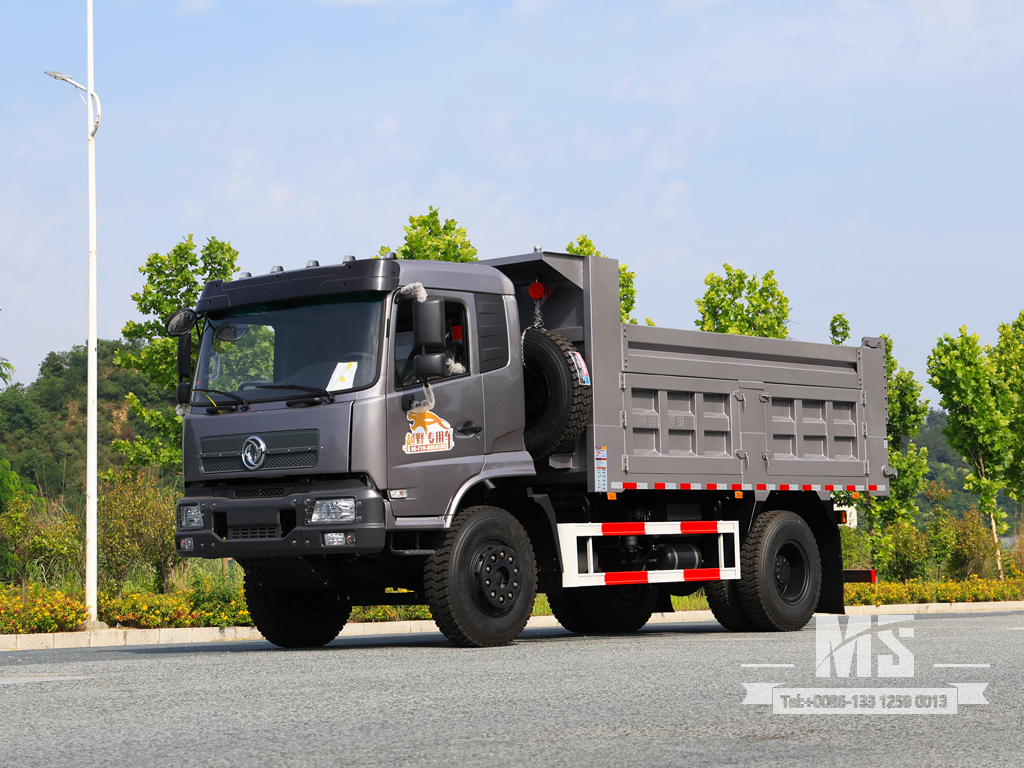 Dongfeng 18 Ton Flathead Half Row Dump Truck (270 แรงม้า) | ยานพาหนะวัตถุประสงค์พิเศษเพื่อการส่งออก