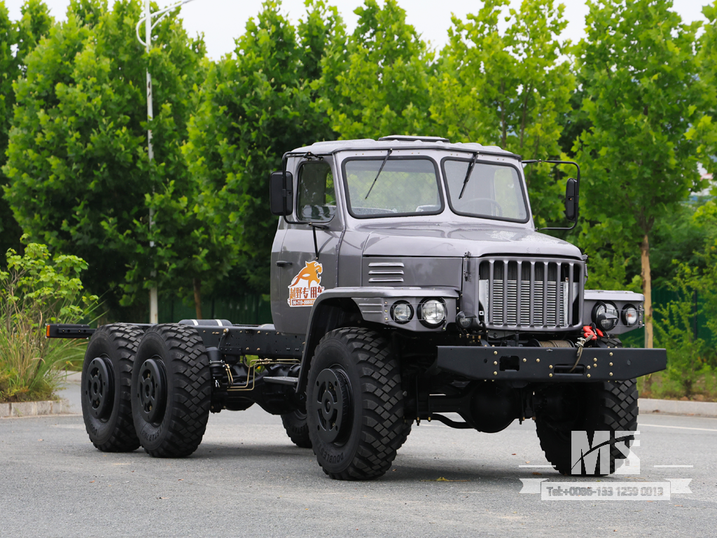 Dongfeng 6 × 6 EQ2100 Chassis_6 × 6 รถบรรทุกออฟโรดพร้อมแชสซี Cab กระจกหน้ารถคู่บานหน้าต่างสำหรับขาย _ แชสซีส่งออกพิเศษ 
