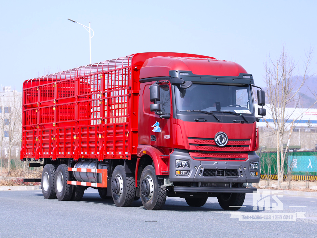 Dongfeng 31 Ton Flat-nose Extended Cab Stake Body Cargo Truck (500 HP) | รถบรรทุกส่งออกพิเศษ 