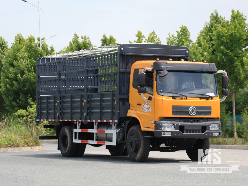 Dongfeng 19 Ton Flat Semi Cab Box-Type รถดัมพ์ (260 HP) | รถบรรทุกส่งออกพิเศษ 